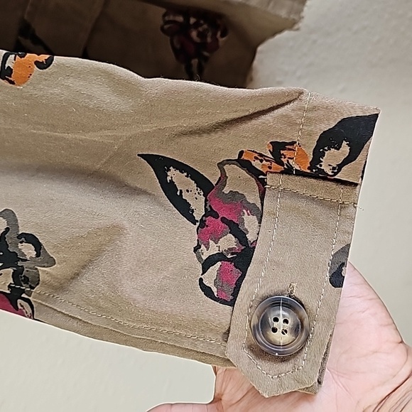 JEALOUS Tomatoe Green Floral Shacket - Picture 5 of 6